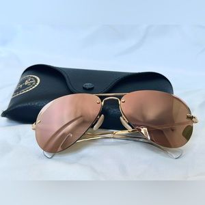 RAYBAN 3449 SUNGLASSES PINK MIRROR